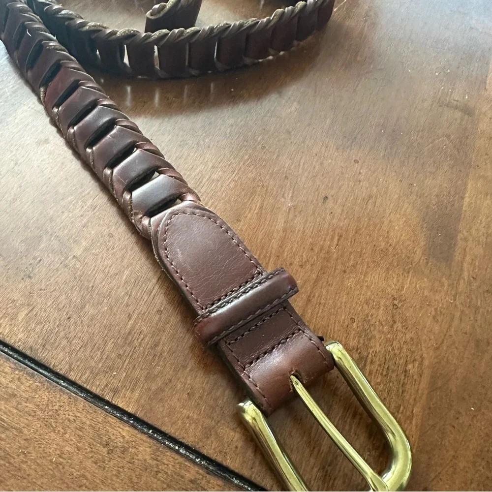 Leather belt unbranded